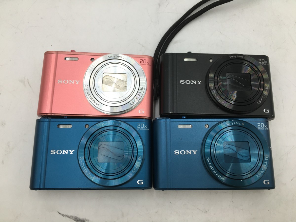 ♪△【SONY ソニー】コンパクトデジタルカメラ 4台セット DSC-WX300 