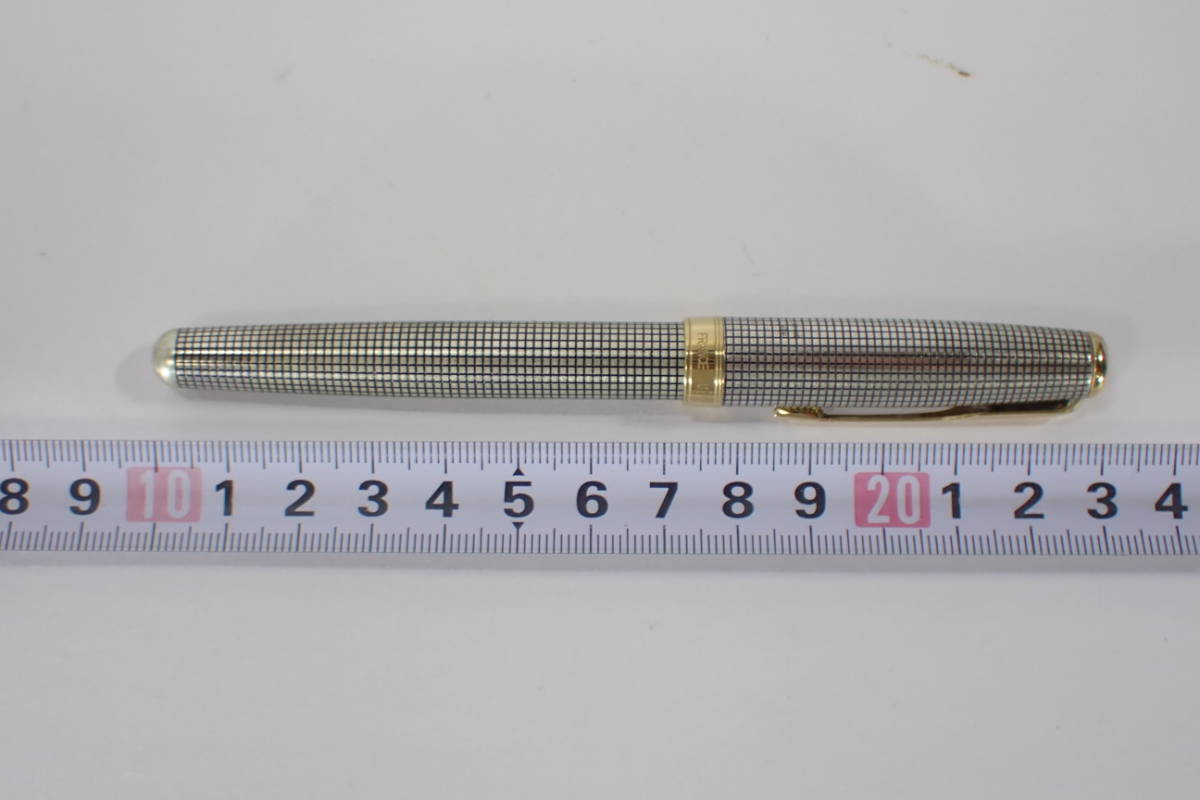 67140 PARKER SONNET FRANCE U パーカー ソネット 万年筆 MD925格子