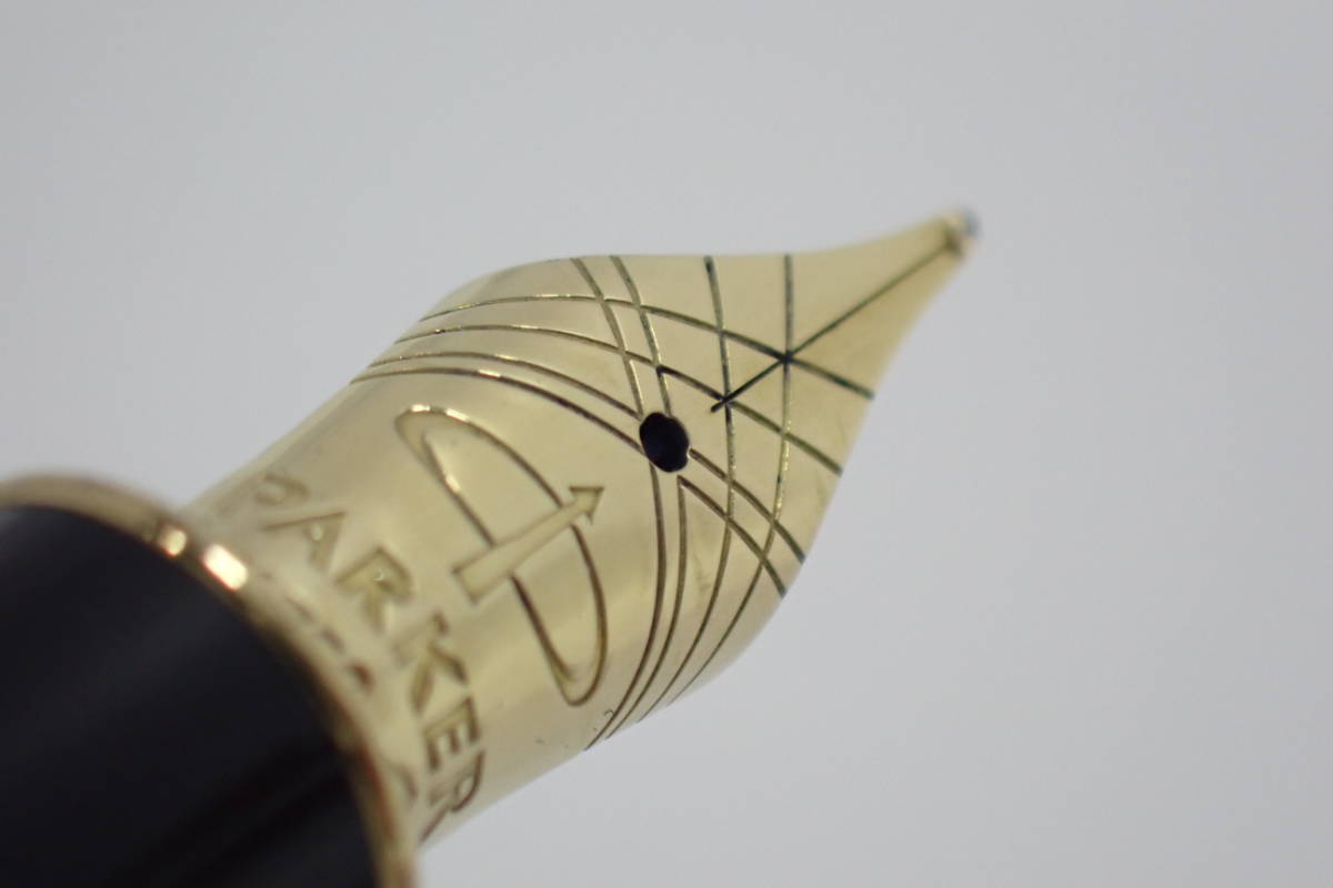 67140 PARKER SONNET FRANCE U パーカー ソネット 万年筆 MD925格子
