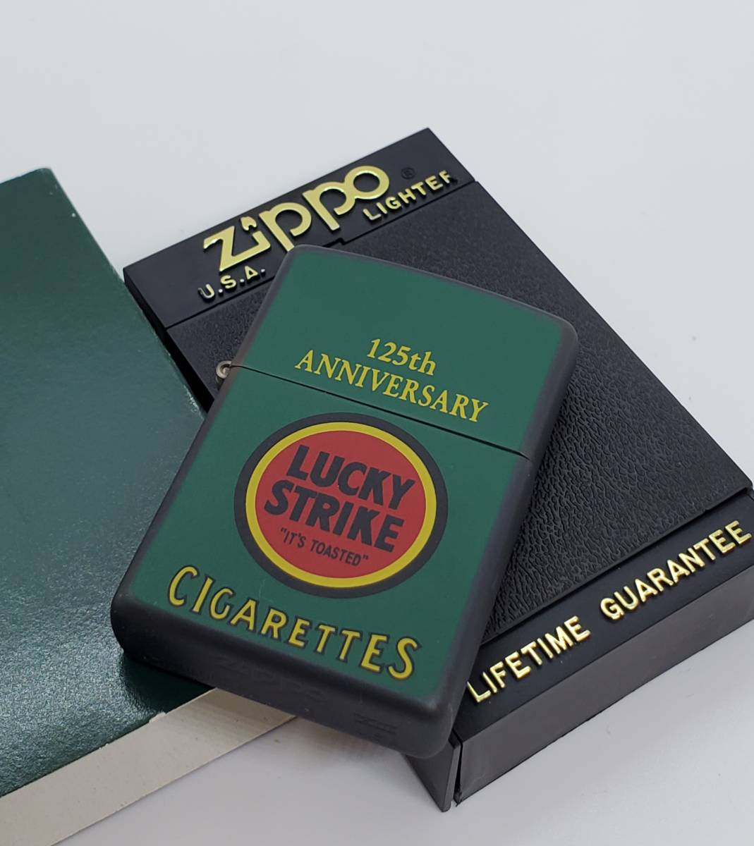 ラッキーストライク LUCKY STRIKE ZIPPO ジッポー ジッポ zippo 超希少Zippo limited ラッキー 公式通販 新品未使用 新品同様&frasl;1円 ラッキーストライクLUCKY ジッポー&frasl;LUCKY 2005年製