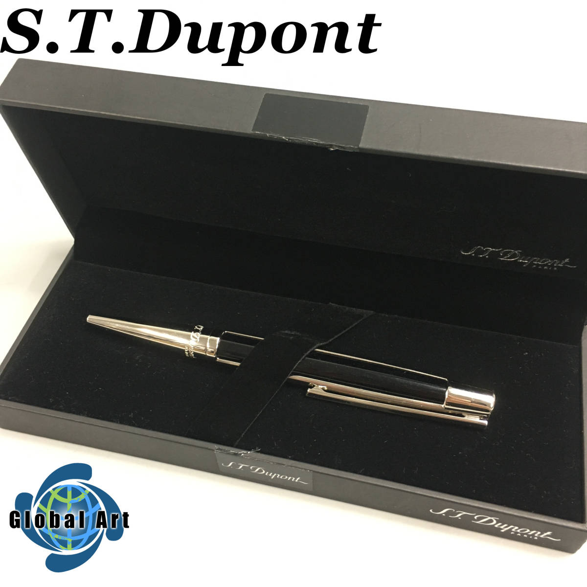エス・テー・デュポン) シルバー S.T. Dupont ボールペン エス・テー 