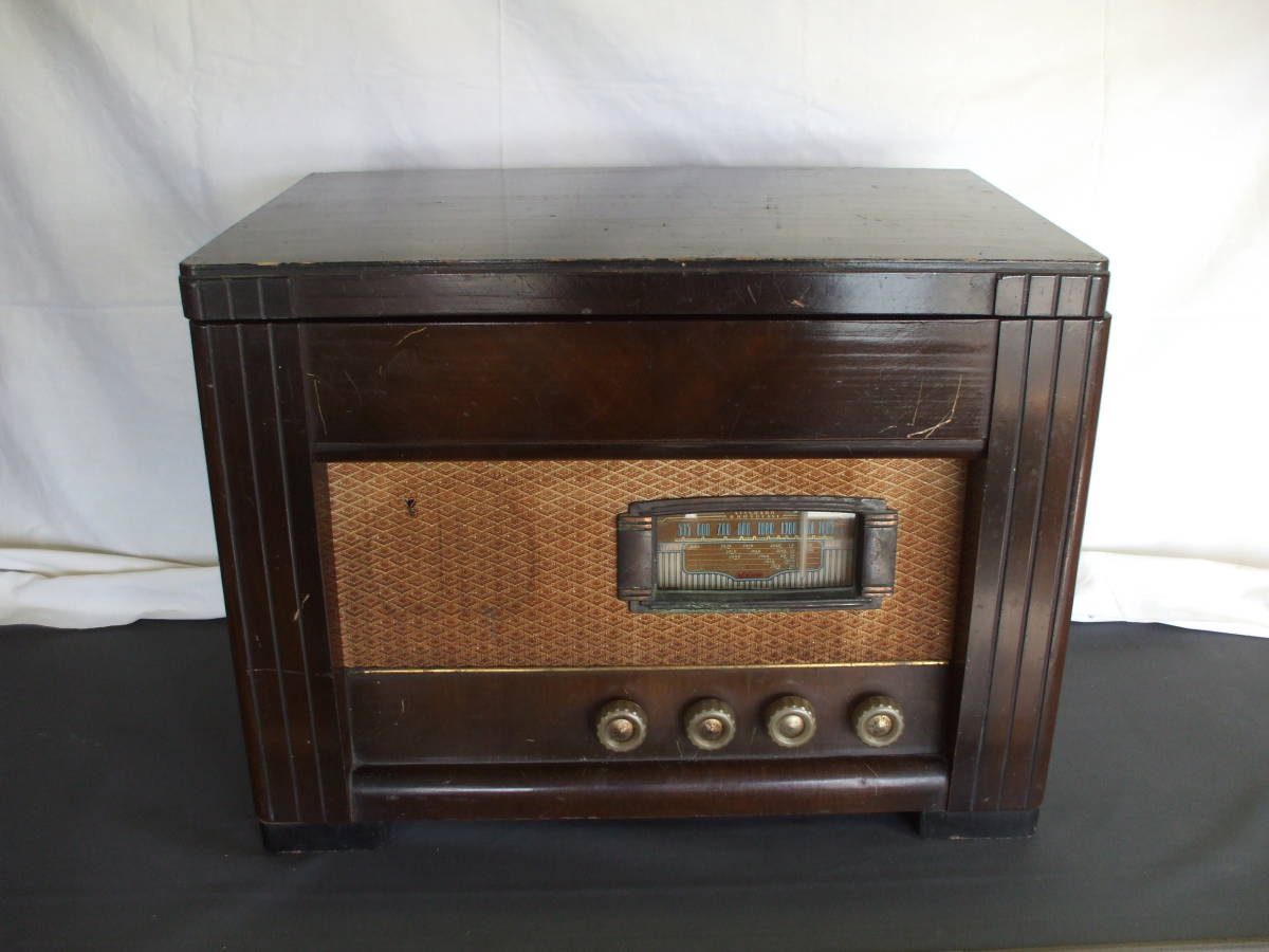 ☆レトロ☆古いラジオプレイヤー☆ナショナル☆レコードプレイヤー  