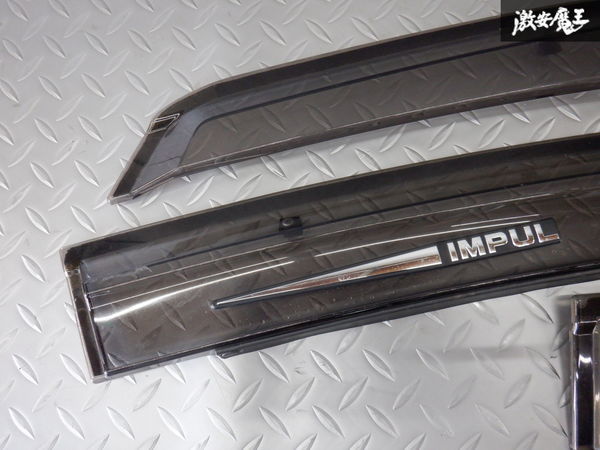 IMPUL インパル E12 ノート ドアバイザー サイドバイザー 前後左右セット 棚2C2 IMPUL ドアバイザー | フロントバイザー エアロダイナミックスバイザー (E12)