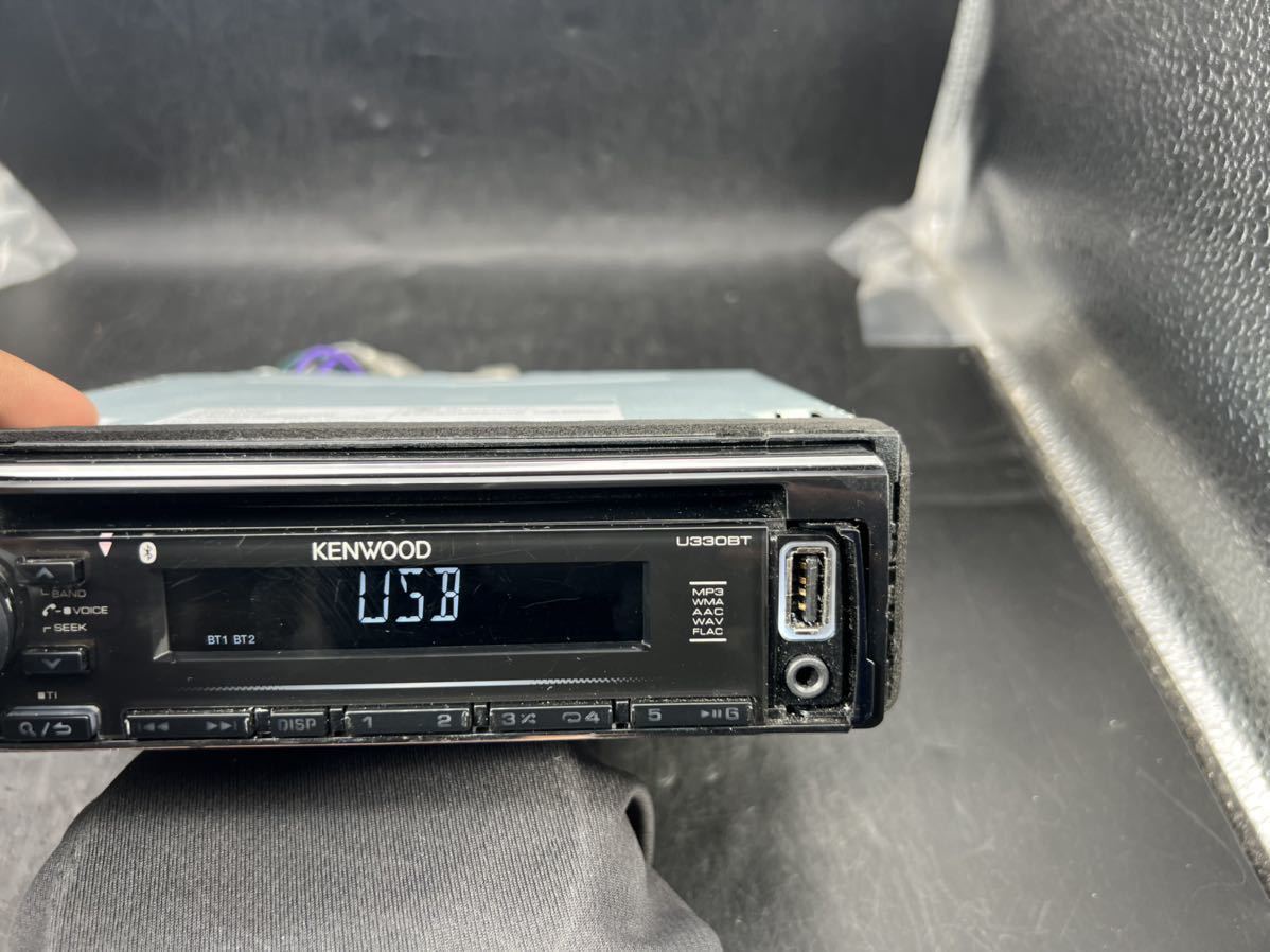 ケンウッド KENWOOD 1DIN U330BT - USB AUX Yahoo!オークション 