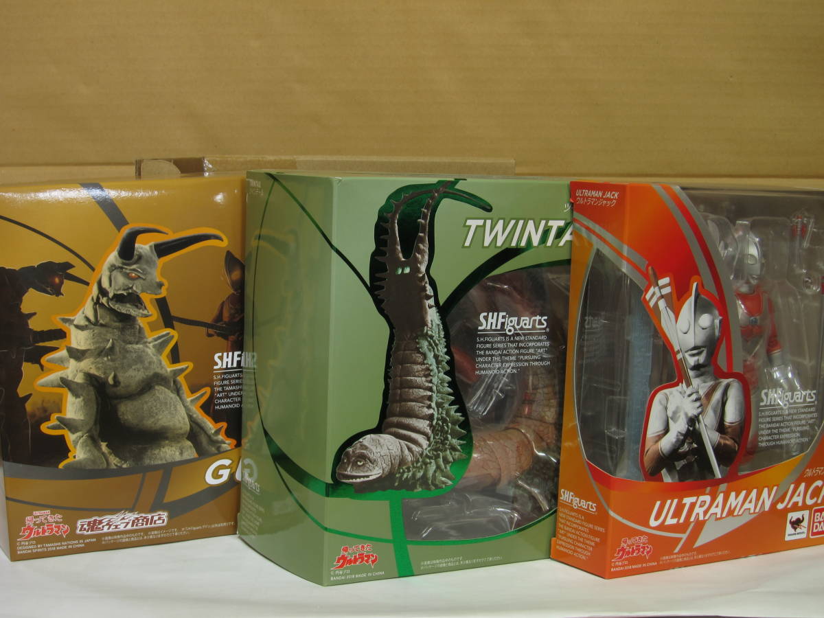 バンダイ S.H.Figuarts グドン・ツインテール・ウルトラマンジャック 3 