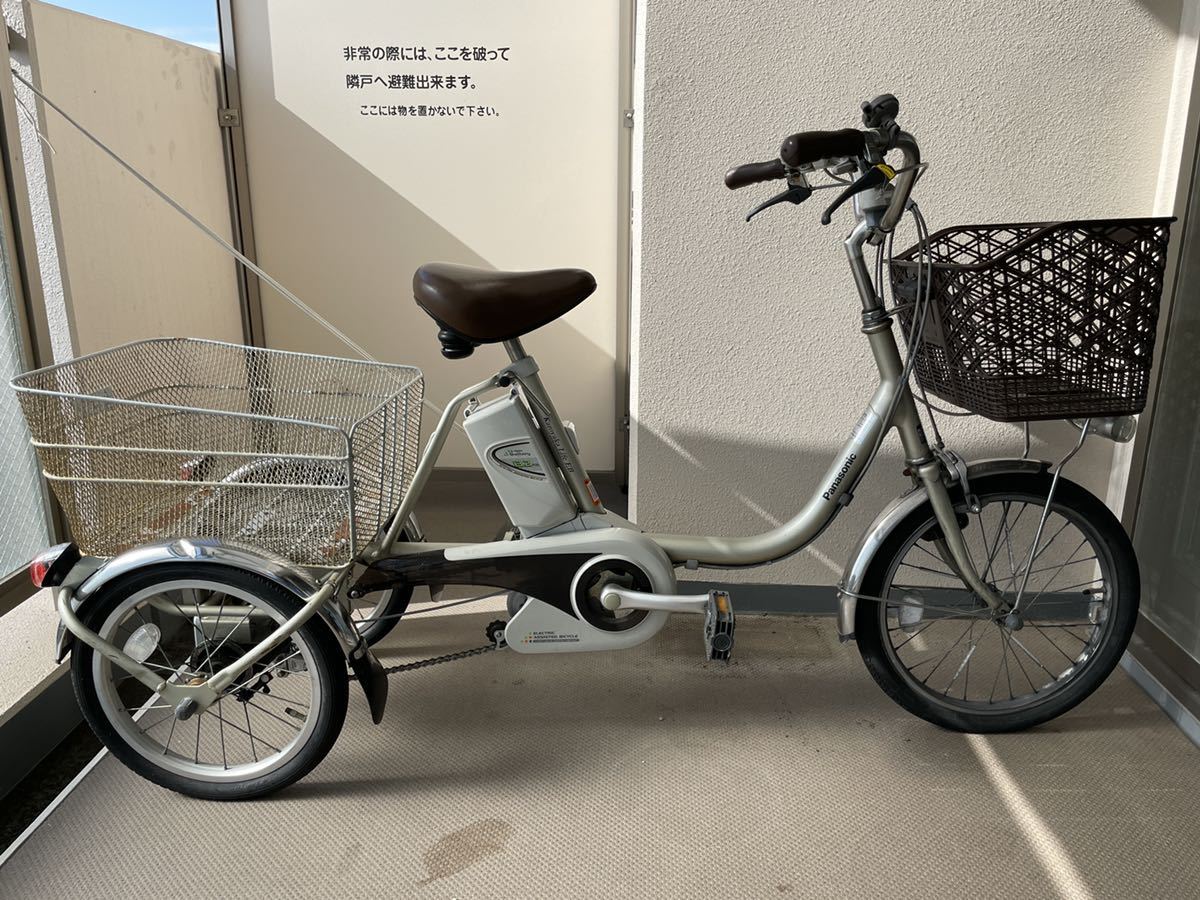 Panasonic 電動アシスト三輪自転車 BE-ENR836 Karoyaka Life EB BE