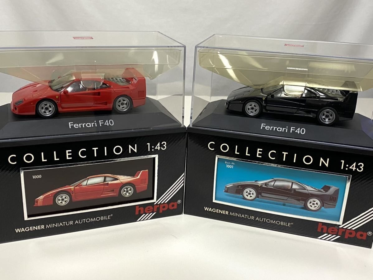 ☆herpa ヘルパ COLLECTION コレクション 1:43 FERRARIフェラーリ F40 