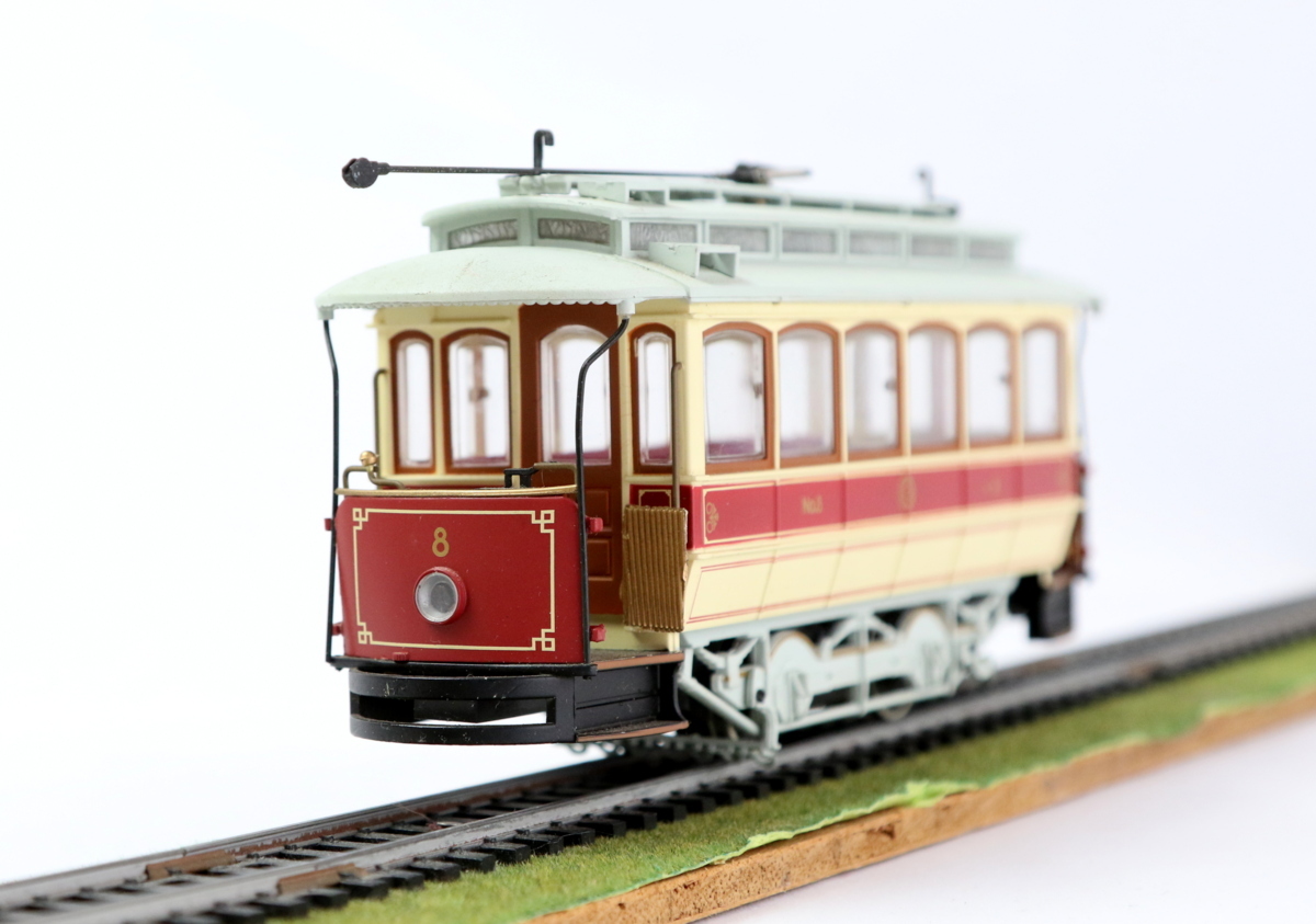 HOゲージ 京都電気鉄道 八号 明治時代風 鉄道模型 On30 京都電気鉄道