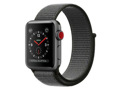 本物保証，得価 交換 Apple Watch Series 3 GPS+Cellularモデル 38mm MQKK2J/A ダークオリーブスポーツループ(スマートウォッチ本体)｜売買されたオークション情報、yahooの商品情報をアーカイブ公開 - オークファン スマートウォッチ本体