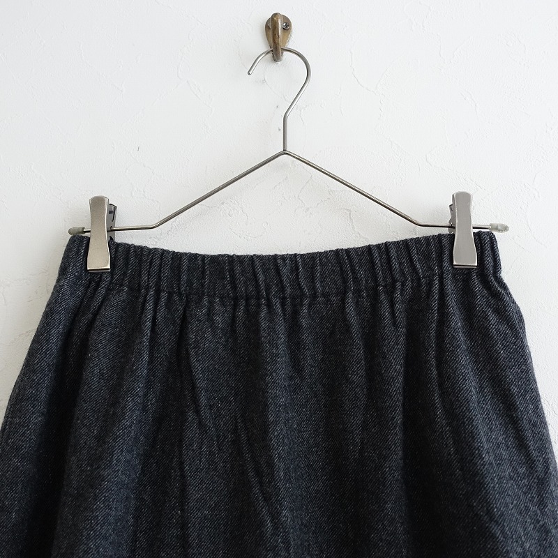 ■中川政七商店 *ウール混サルエルパンツ*毛混厚手起毛ツイルワイドイージー総ゴムトラウザーズボトムスミクスダークグレー0422【41D22】 ニットを纏う｜工芸・暮らし・贈りもの｜中川政七商店オンラインショップ 冬の定番ボトムス｜工芸・暮らし・贈りもの｜中川政七商店オンライン 一着」中川政七商店のメンズライン｜工芸・暮らし・贈りもの｜中川政七