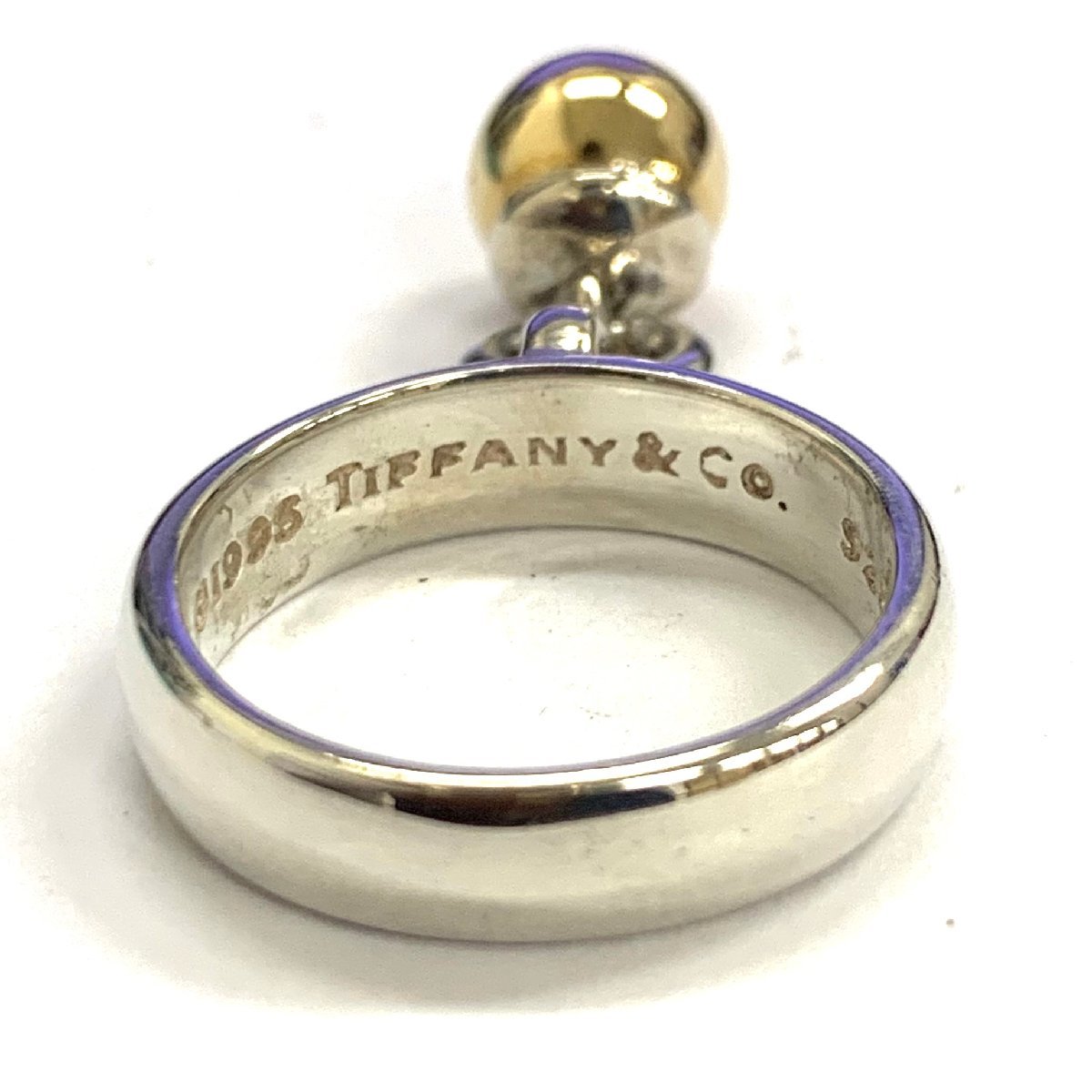 ◇ティファニー TIFFANY&Co.◇ボール ダングル 1995 リング シルバー 