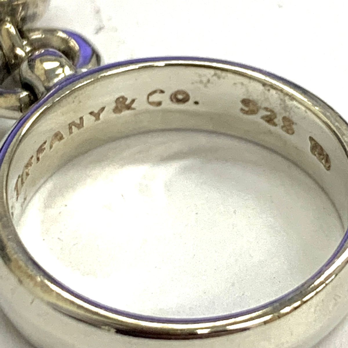 ◇ティファニー TIFFANY&Co.◇ボール ダングル 1995 リング シルバー 