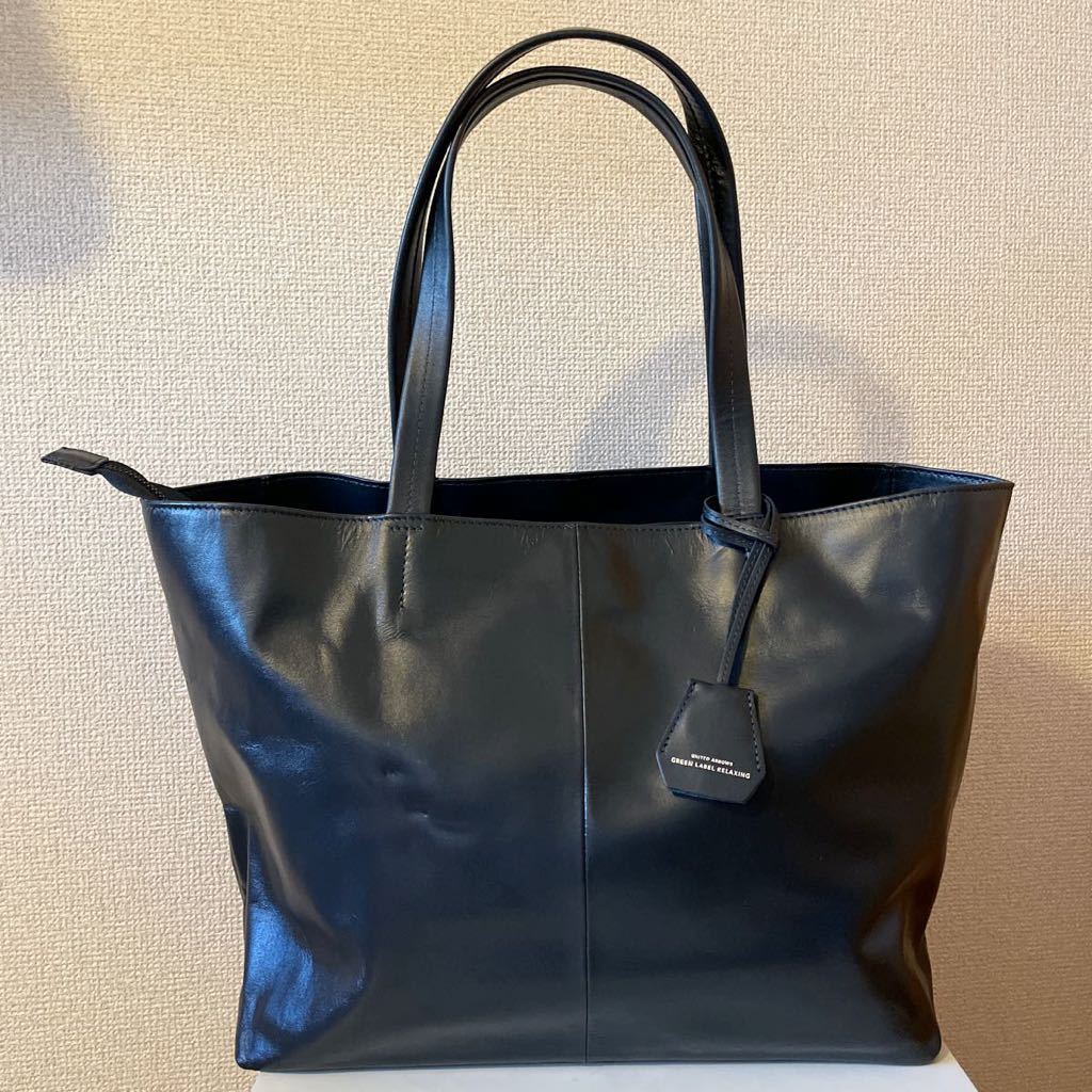  UNITED ARROWS green label relaxing ユナイテッドアローズ レザートートバッグ(その他)｜売買されたオークション情報、yahooの商品情報をアーカイブ公開 - オークファン 服飾小物