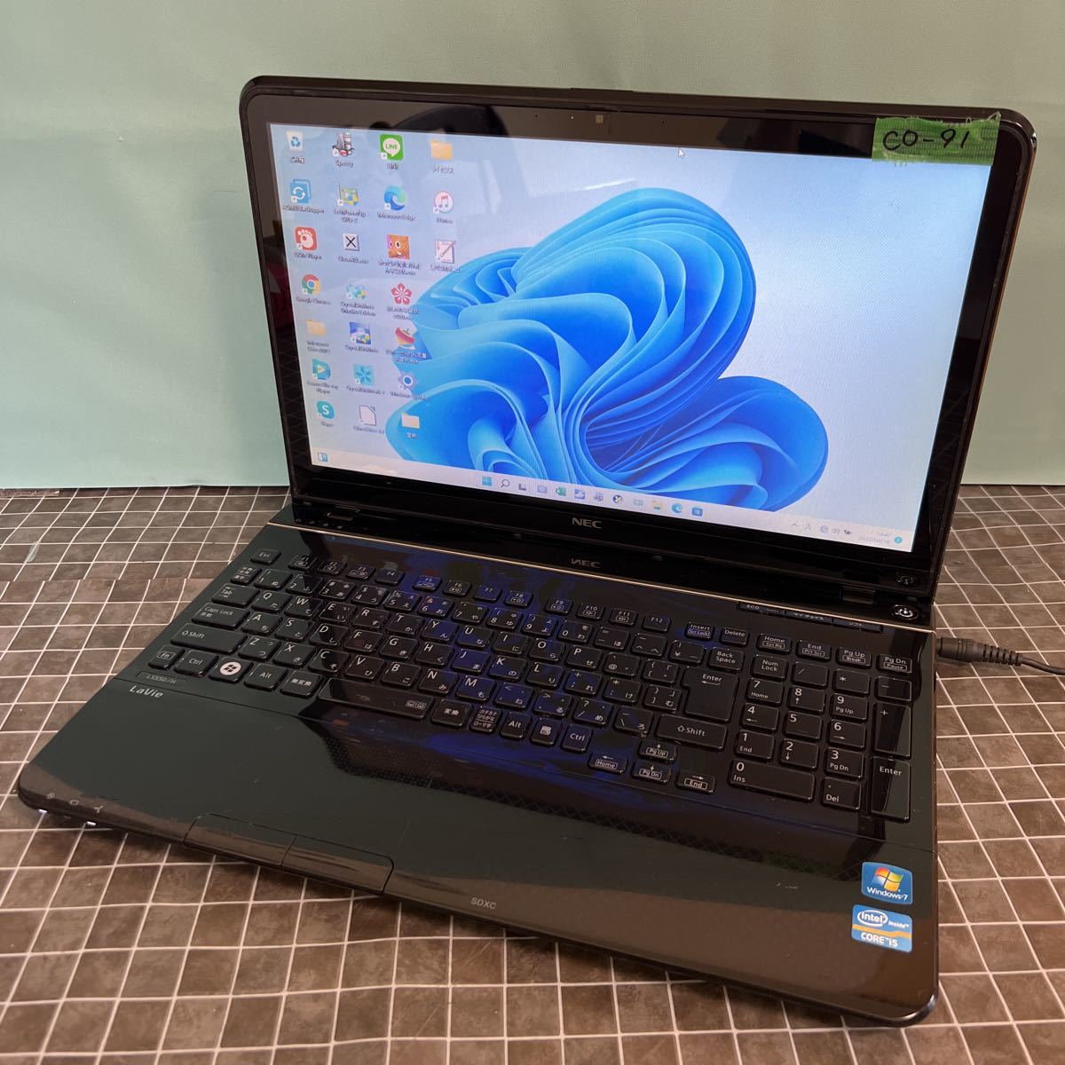 CO-91】Windows11/新品SSD240GB【NEC LaVie PC-LS550HS6B】Core i5