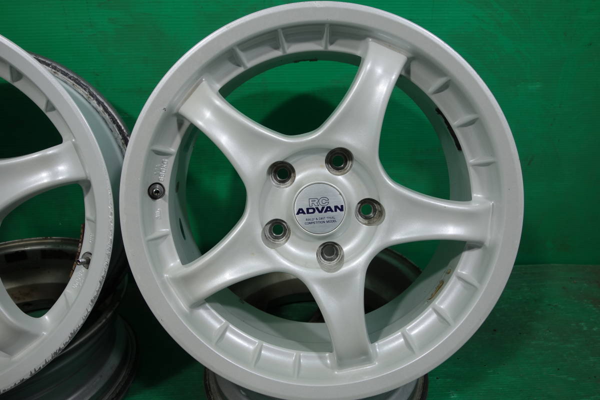 J152 送料無料 RC ADVAN RACING 16-7J +45 PCD114.3 ハブ径73mm 5H 4本 