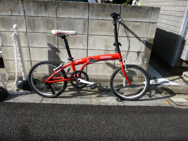 ○○Ferrari フェラーリ 折り畳み自転車 20インチ 軽量アルミフレーム