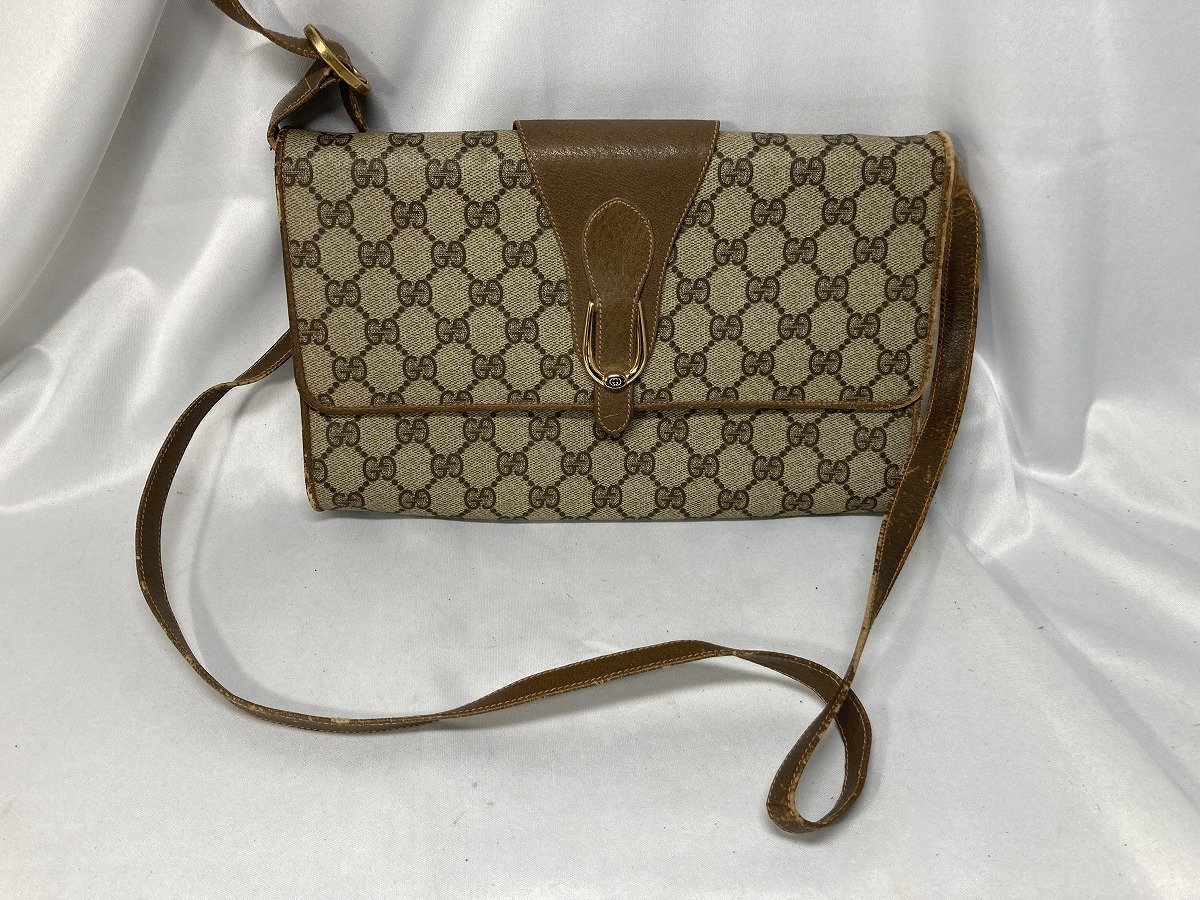 ジャンク GUCCI グッチ PVC GGプラス ショルダーバッグ 904.02.050 