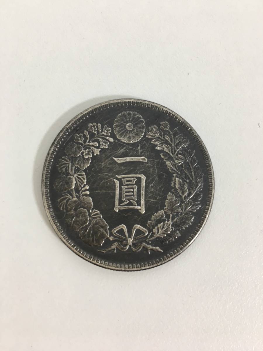 一圓銀貨 大正三年 重量 26.88g 幅 38.1㎜ 厚み 26㎜ /日本古銭