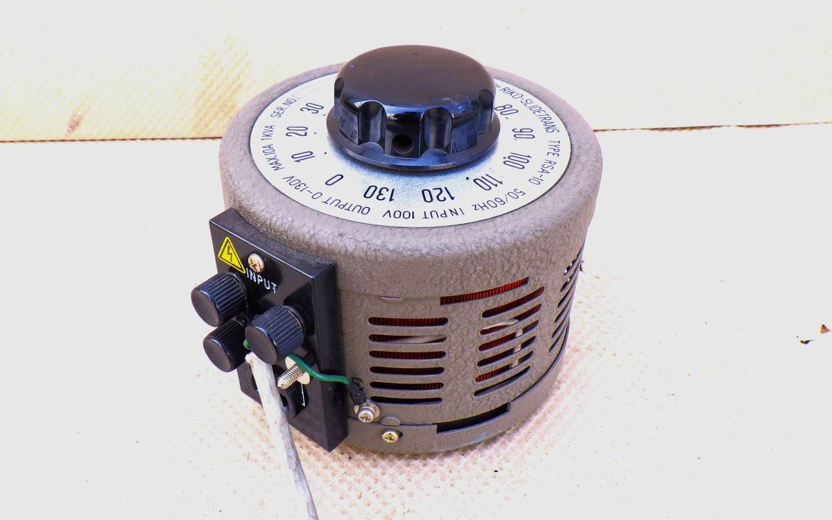 山菱電機 Yahoo!オークション ボルトスライダー (変圧 「東京理工舎 