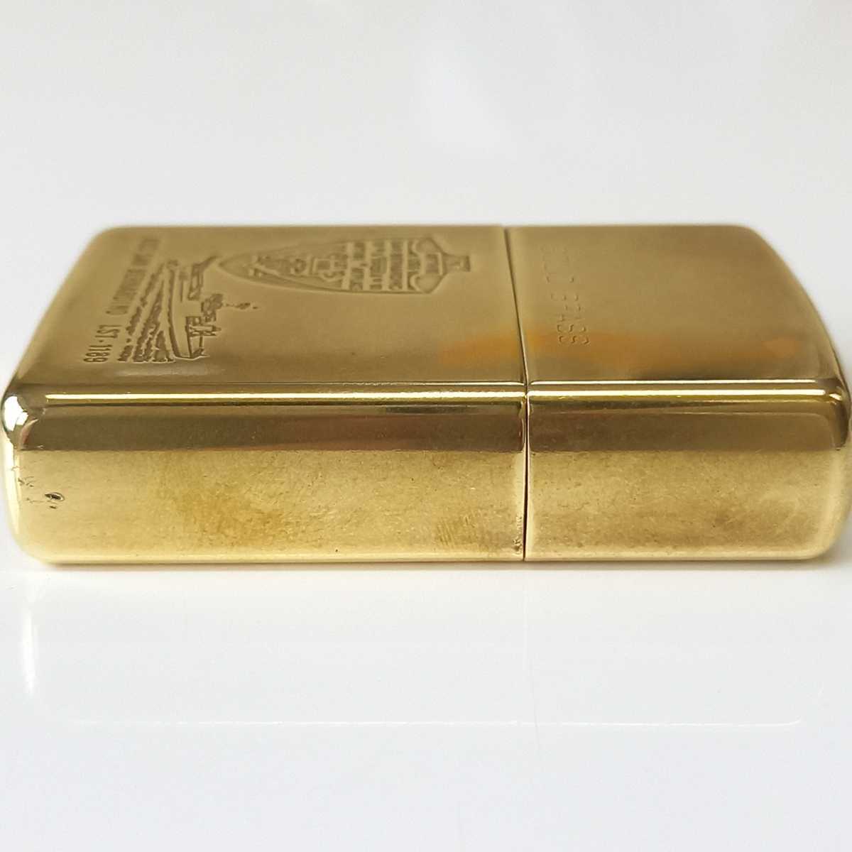 ◇SOLID BRASS◇1989年製 ソリッドブラス ゴールド ZIPPO ジッポー ◇SOLID BRASS◇1989年製 ソリッドブラス ゴールド ZIPPO ジッポー