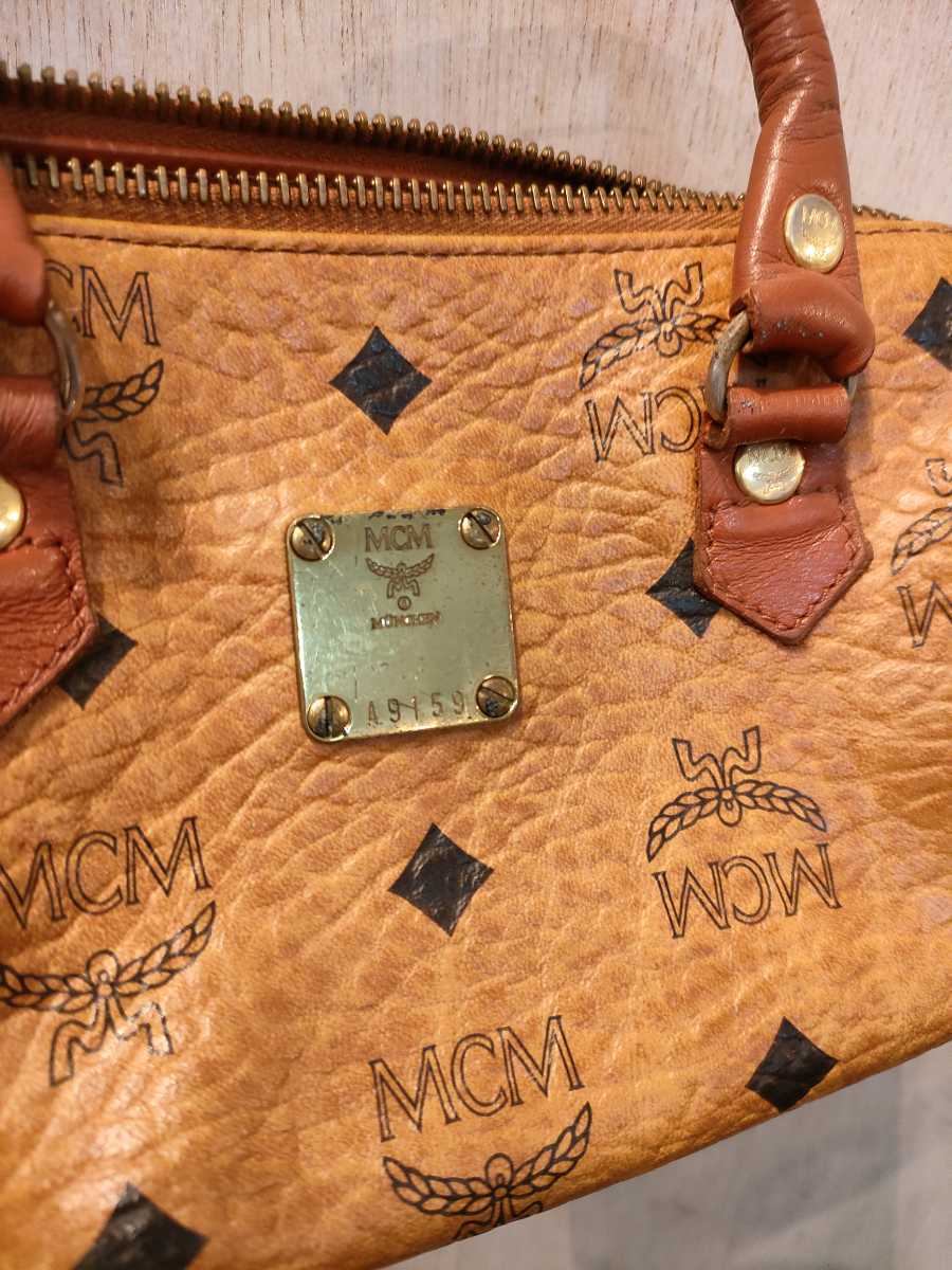 MCM エムシーエム ミニボストンバッグ ミニボストン ハンドバッグ