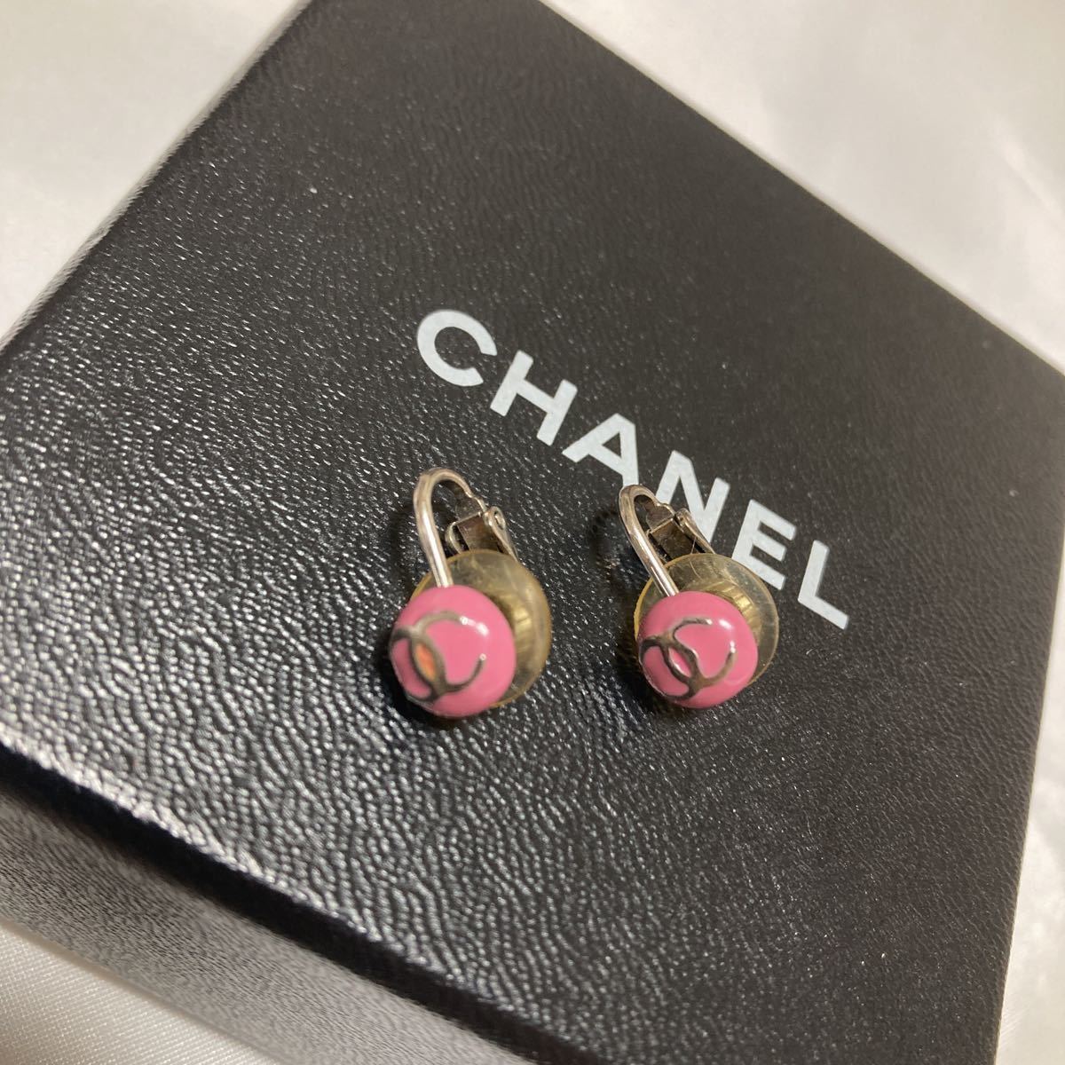 CHANEL ココマーク シルバー 03C イヤリング シャネル ピアス ミニ 