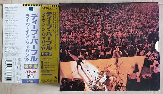 新作入荷，定番人気 3CD DEEP PURPLE / ディープ パープル LIVE IN JAPAN &rsquo;72 大阪 東京(Deep Purple)｜売買されたオークション情報、yahooの商品情報をアーカイブ公開 - オークファン Deep Purple