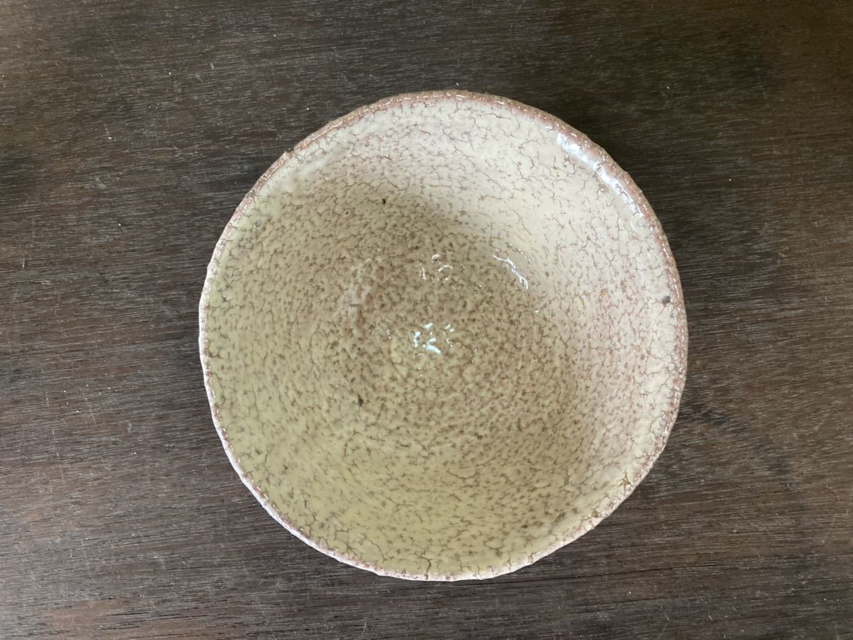 茶道具 萩焼 水尾峰雪作 蓋置 共箱 V 6013 萩焼茶碗