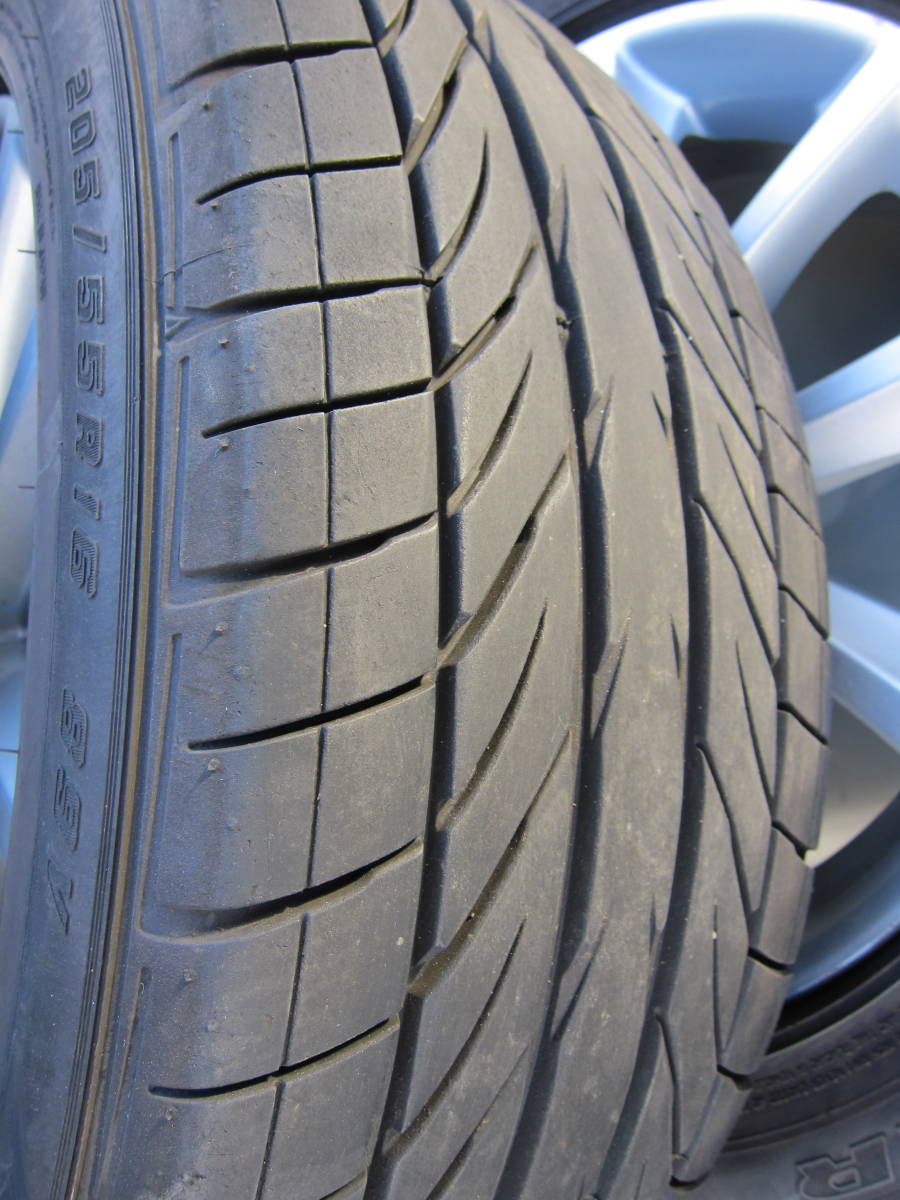 ☆205/55r16☆2021年製8分山【GOODYEAR】4本set☆16x6.5J off 48
