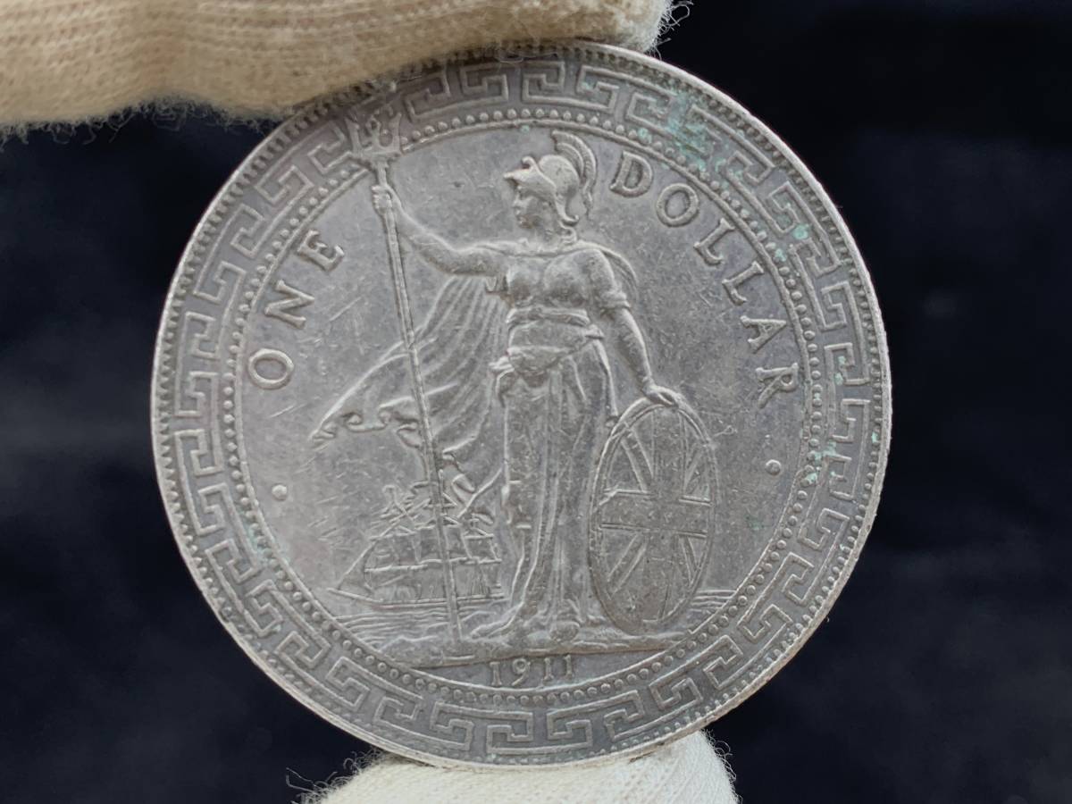 香港壹圓 貿易銀 銀貨 アンティーク 一圓銀貨　真正品 1円～！】中国古銭 香港貿易銀 壹圓銀貨 銀幣 清朝銭台湾銭 直径約38.9