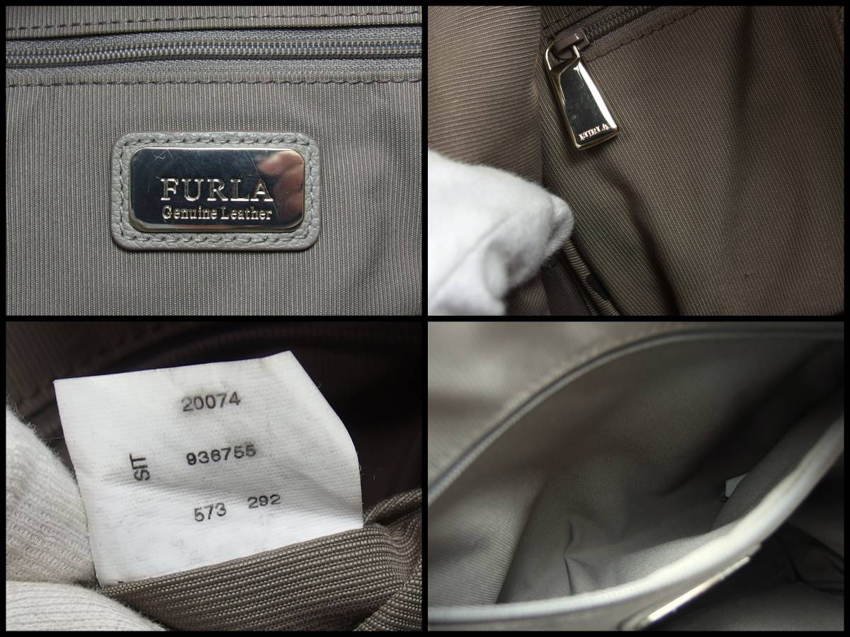 ☆FURLA リュック バックパック フリーダ FRIDA SABBIA グレー 