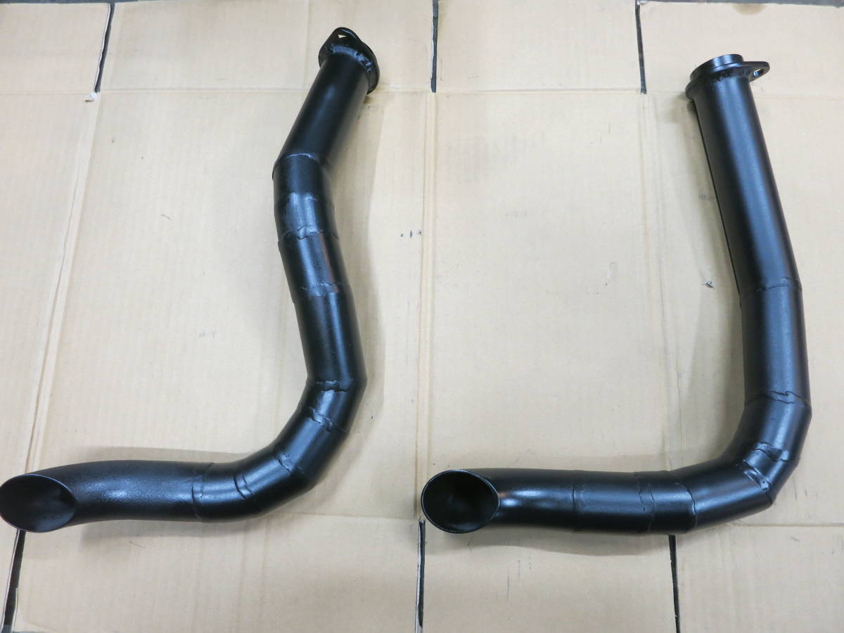 ヴィンテージハーレ用 ターンアウトマフラー　アーリーショベルパンナックルショベル ショベル ワンオフ マフラー ターンアウト オールドスタイル 検