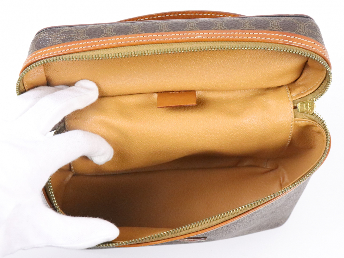 CELINE セリーヌ バニティバッグ マカダム柄 MC97/2 ハンドバッグ