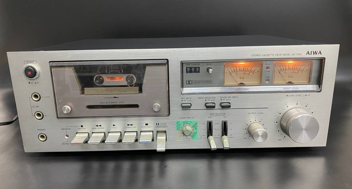 pLayer pLayer ページ ステレオカセットデッキ AIWA アイワ AD-7350 レトロ オーディオ 音楽