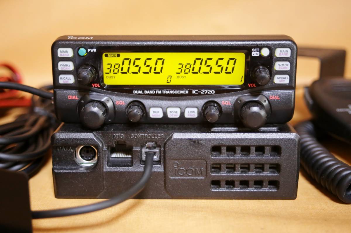 iCOM　 IC-2720D 144MHz/430MHz　【訳あり品】 アイコム IC-2720D 144/430MHz 50W 受信改造済 新スプリアス規定機種
