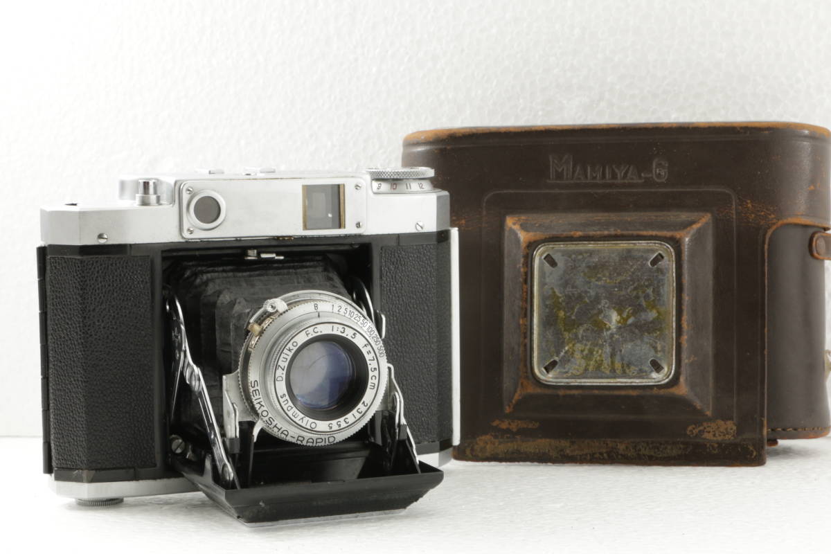 2022C41/ MAMIYA SIX 6 マミヤ シックス 中判カメラ 蛇腹 / D.Zuiko