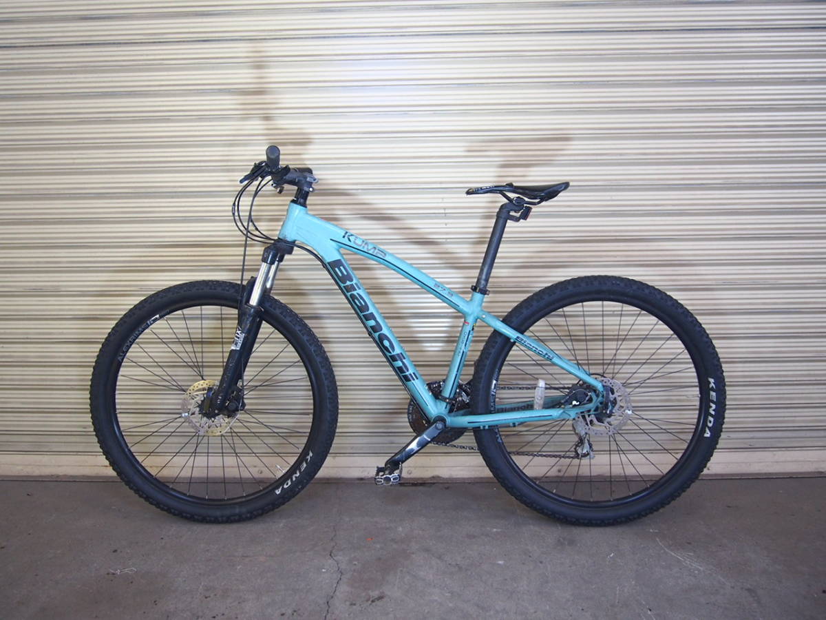 【ジャンク品】Bianchi Kuma マウンテンバイク アクアブルー ジャンク品】Bianchi Kuma マウンテンバイク アクアブルー ジャンク品