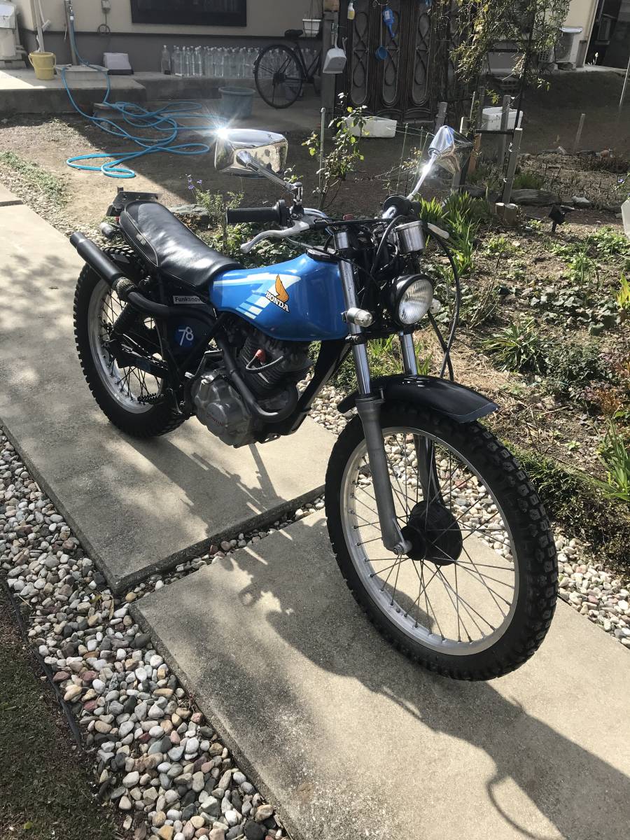売切り！TL125 2人乗り用ステップ装着 書付き おまけ（サービス