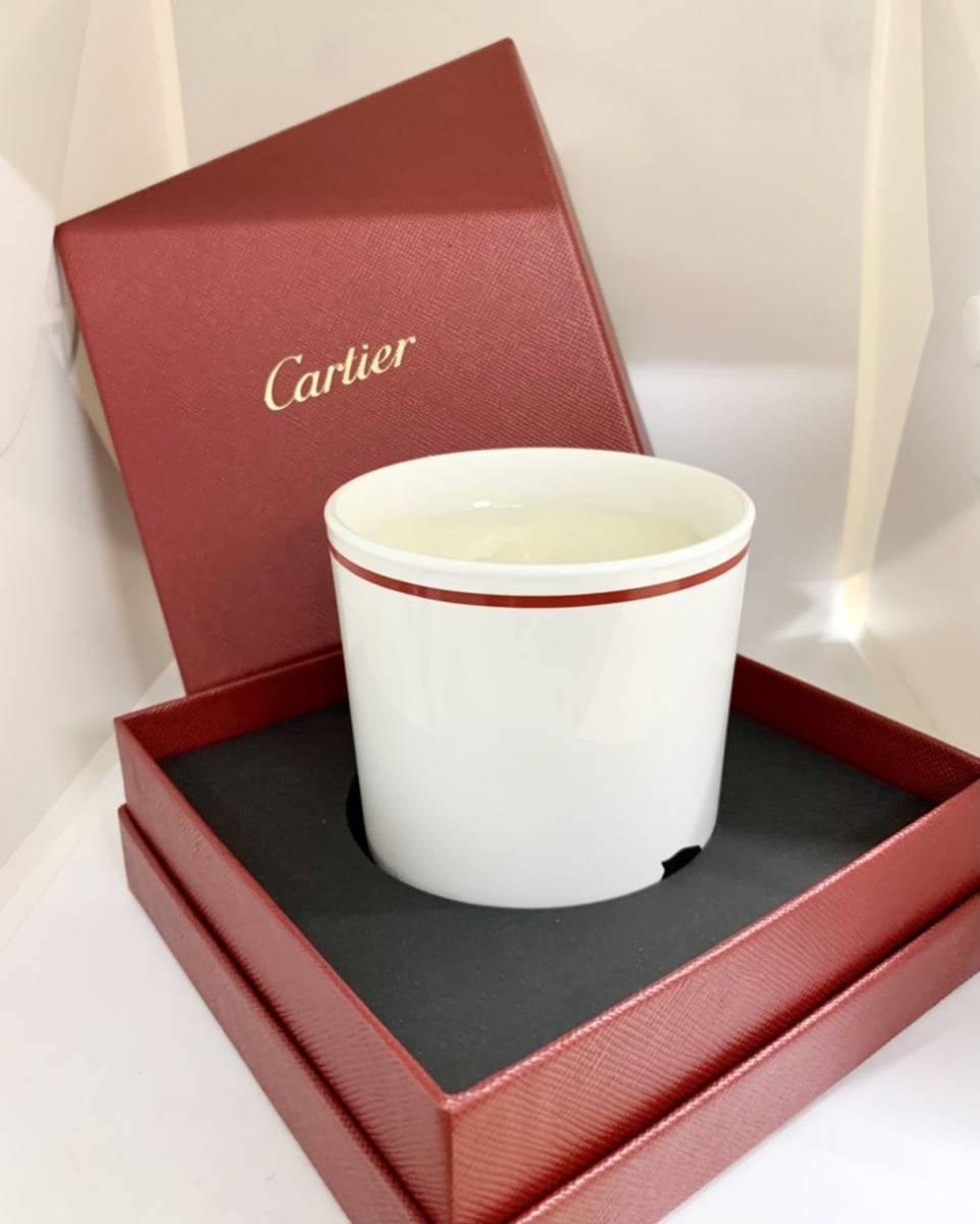 カルティエ　アロマキャンドル　箱付き 未使用品 1円スタート！Cartier カルティエ アロマキャンドル 希少、箱あり、美