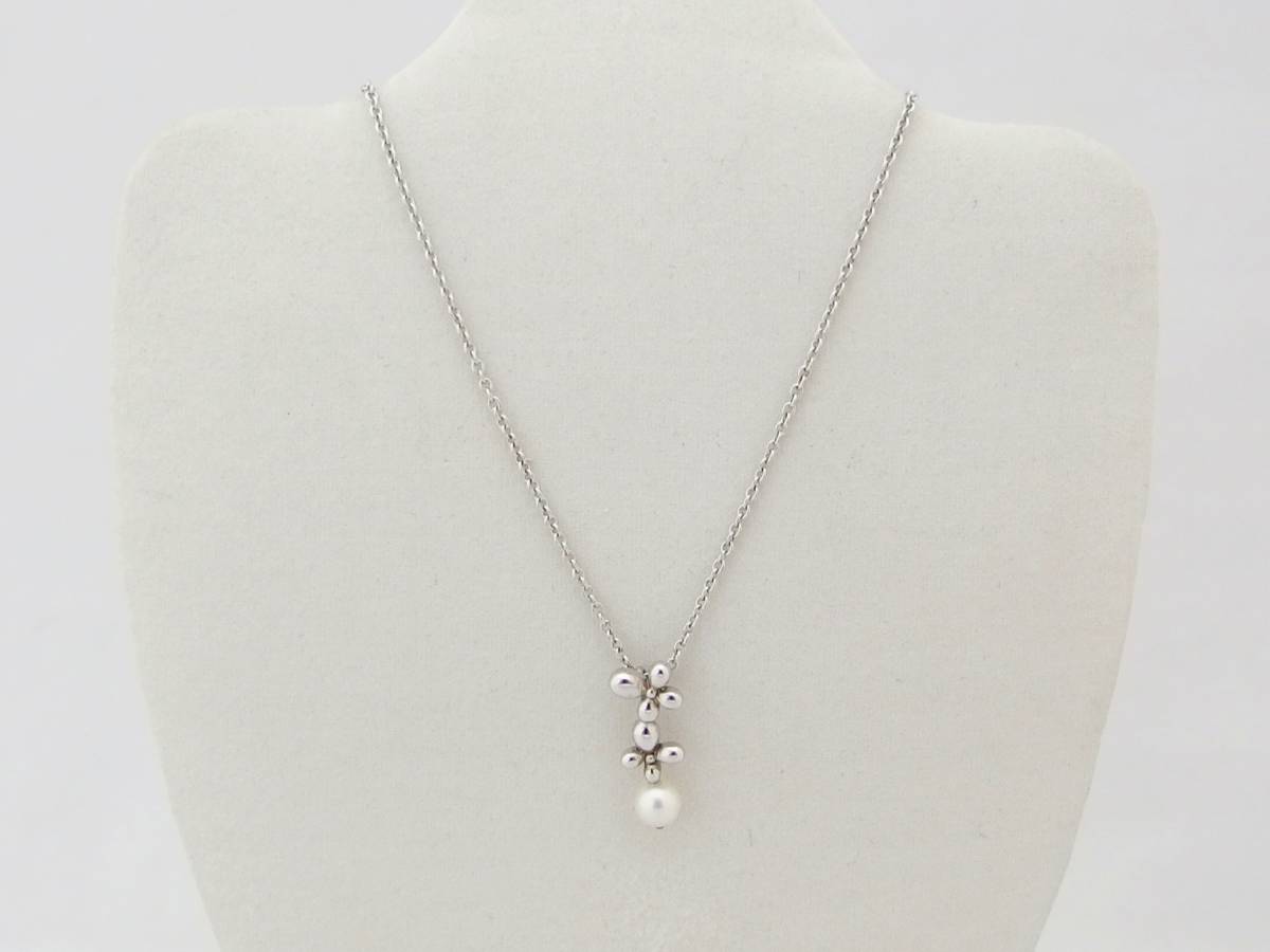 田崎真珠 ネックレス シルバー タサキ TASAKI 淡水パール パール Yahoo