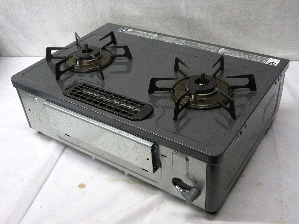 2018年製 リンナイ KGM563DGL LPガス 左強火力 美品！ 04K166 リンナイ 