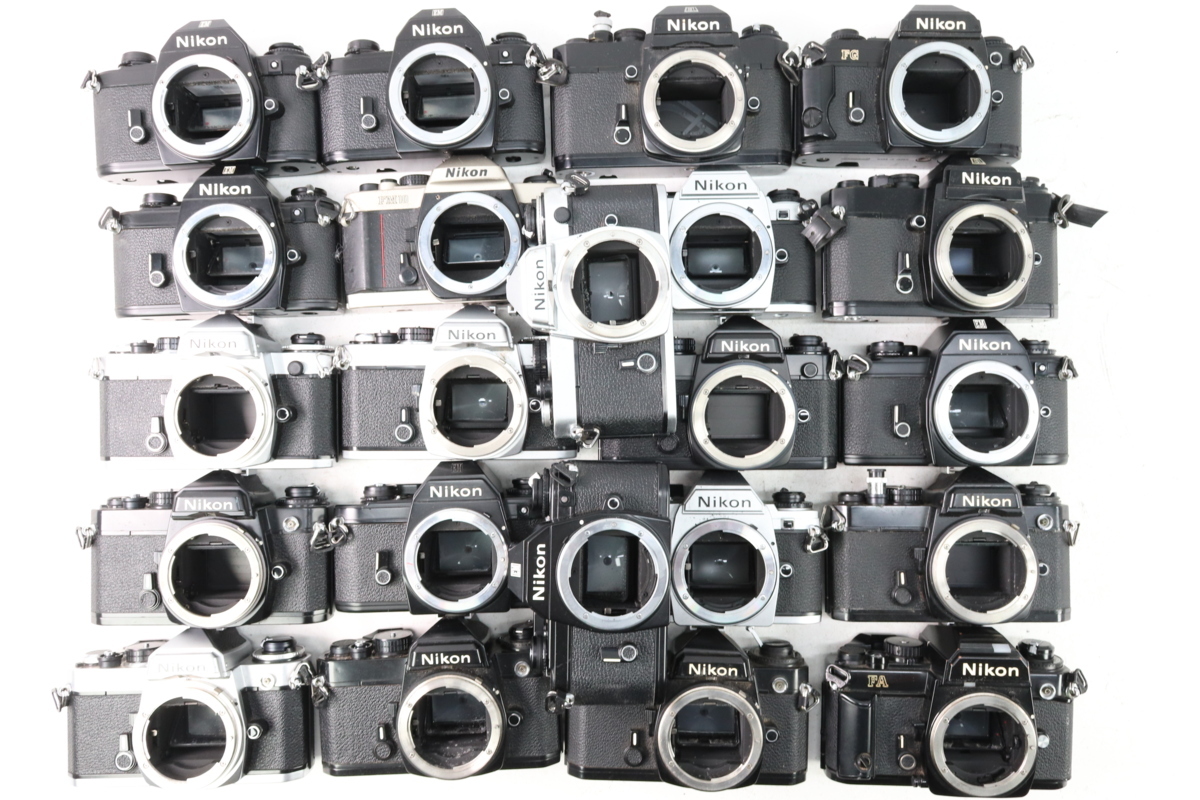 22点】NIKON ニコン FG/FG-20/EM/FA/EL2/FE/FM10 ボディ MF 一眼レフ