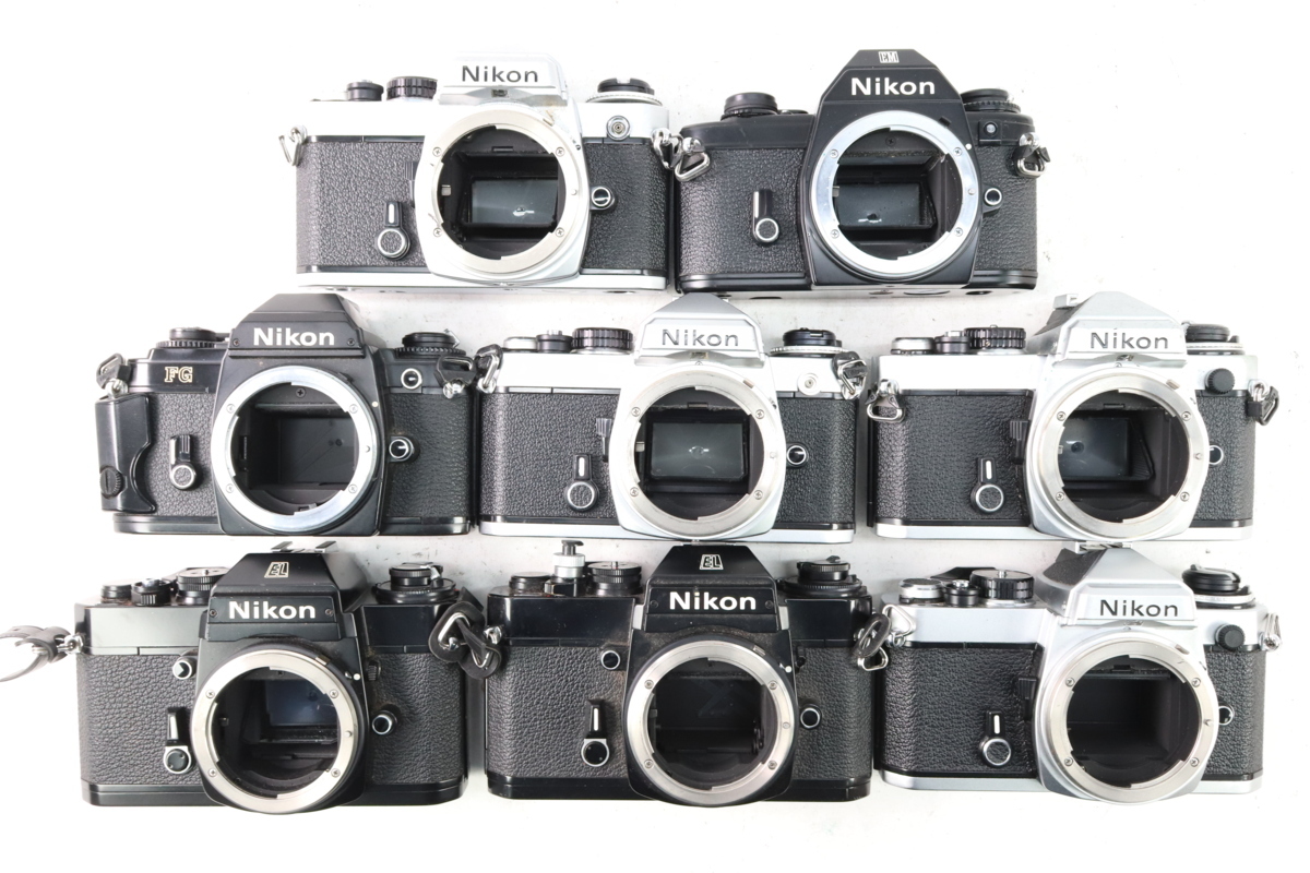 22点】NIKON ニコン FG/FG-20/EM/FA/EL2/FE/FM10 ボディ MF 一眼レフ