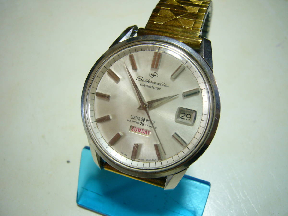 ☆SEIKO セイコーマチック week dater 26石 自動巻き メンズ時計 SEIKO