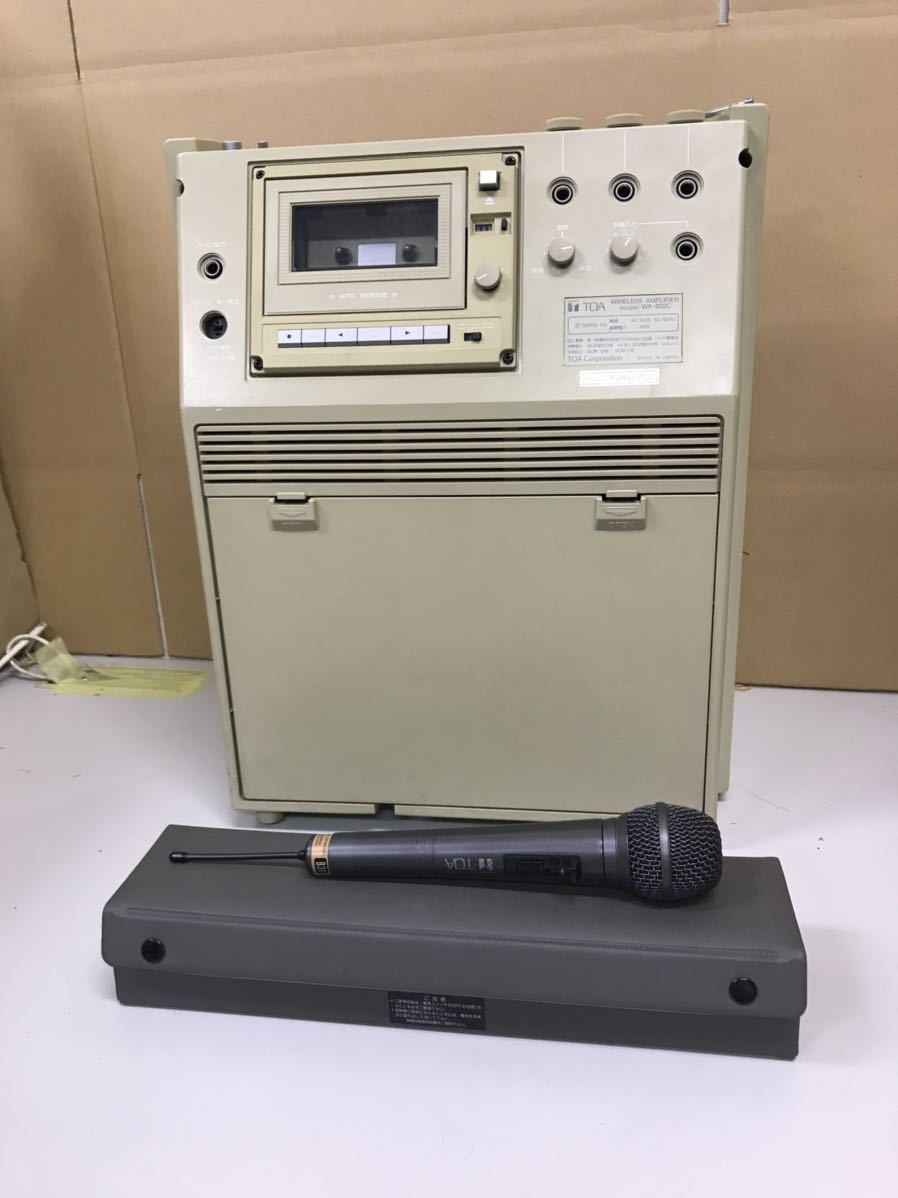 高品質，品質保証 K061/ TOA ワイヤレスアンプ WA-652C /マイク WM-250