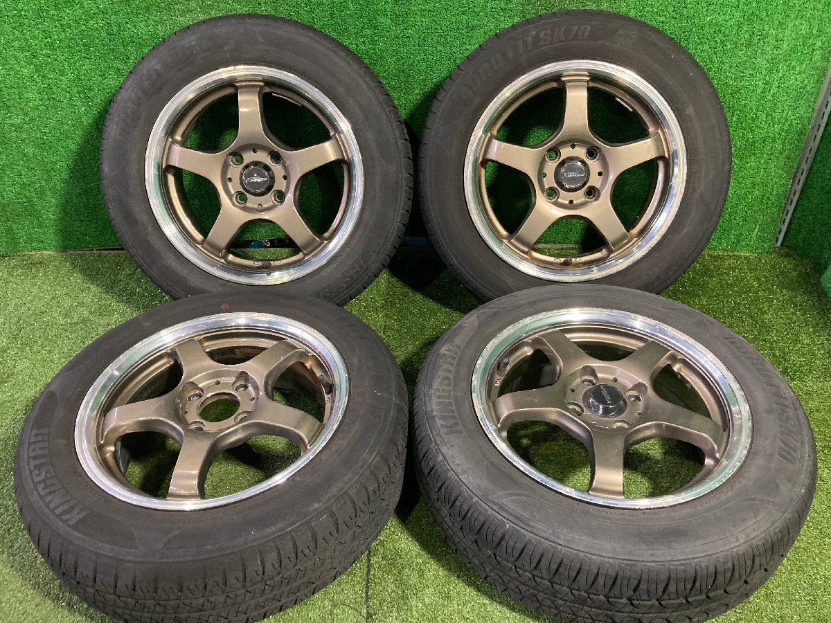 ◇ HOT STUFF クロススピード X5 アルミホイール タイヤ 14  