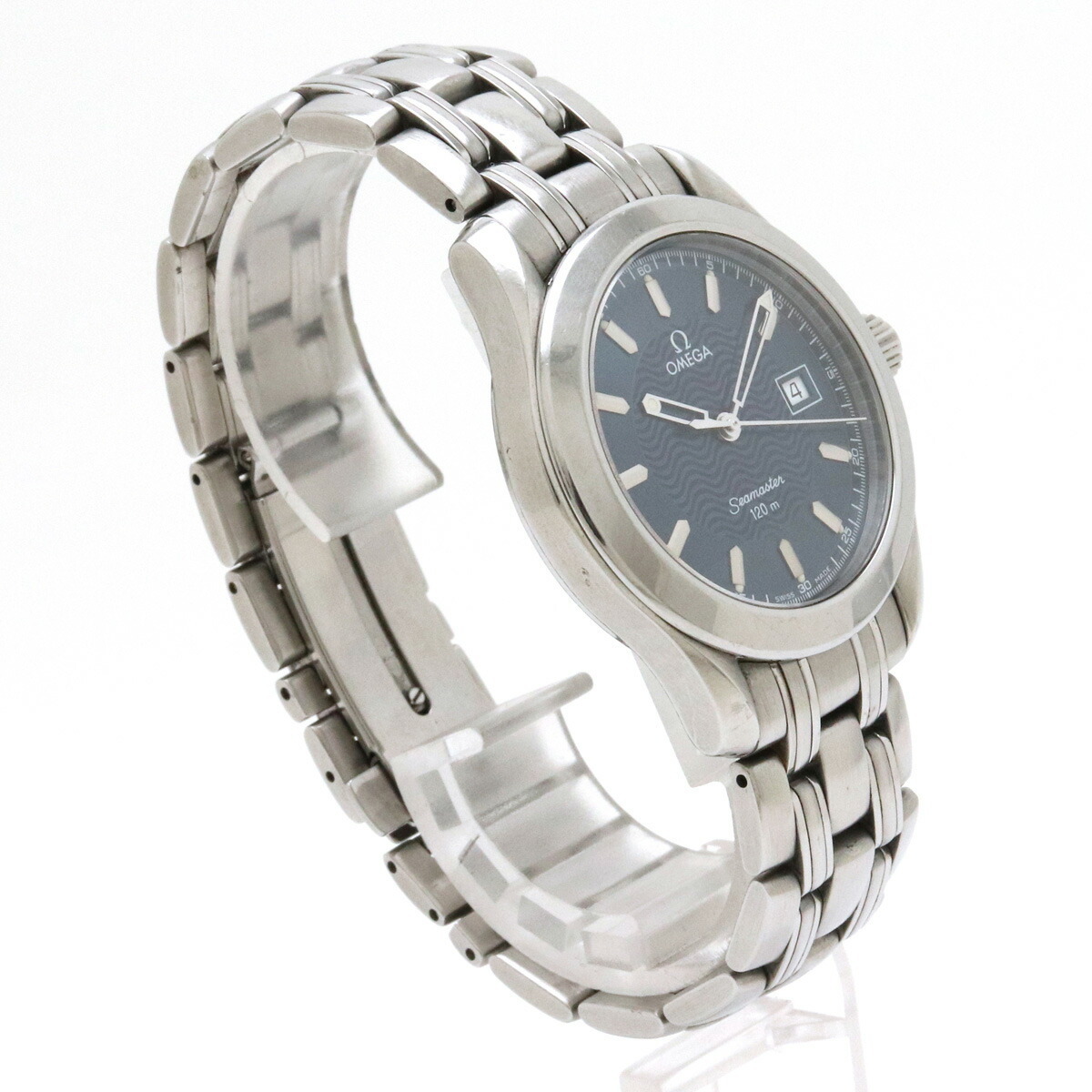 OMEGA オメガ シーマスター 120m ダイバー デイト ネイビー文字盤 SS 