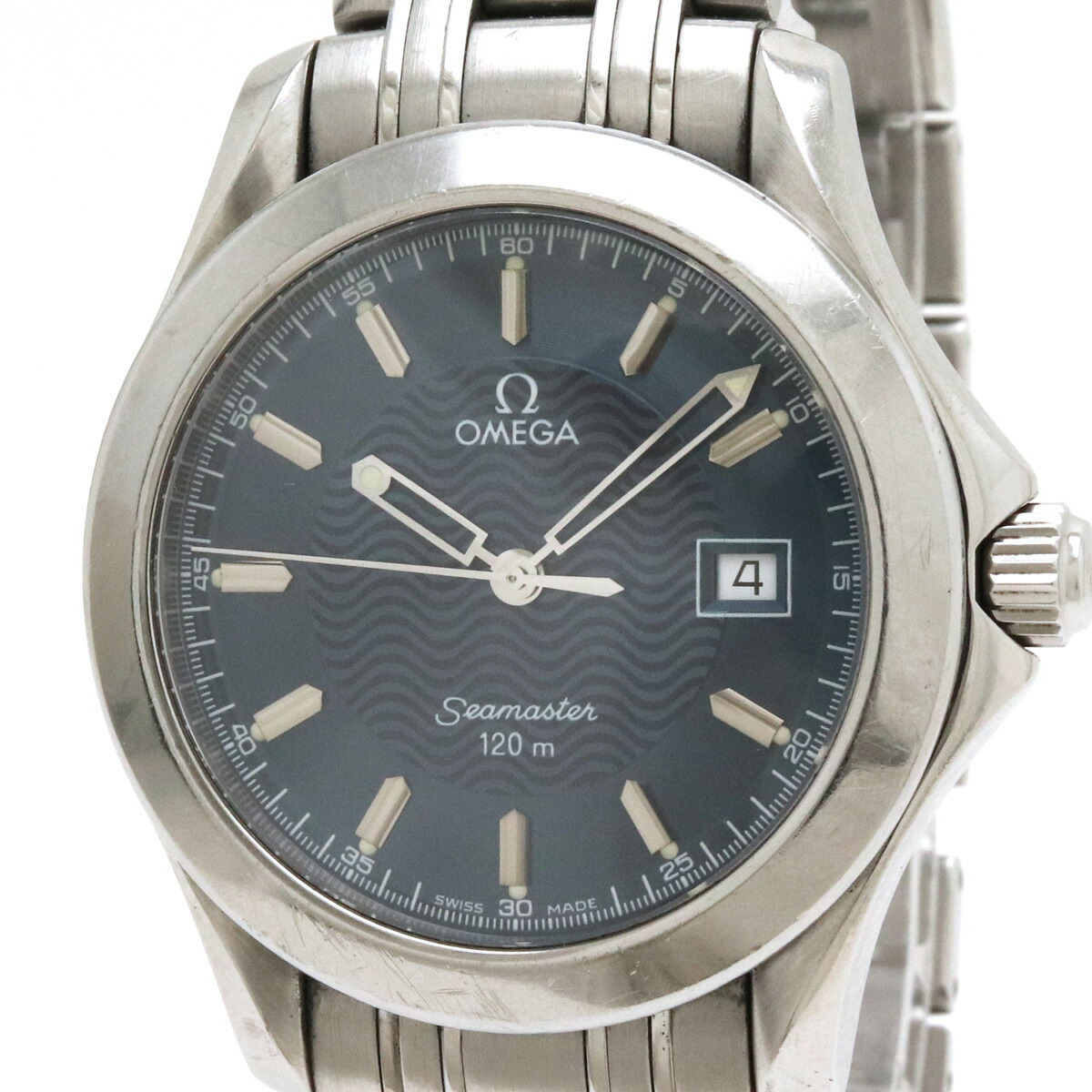 OMEGA オメガ シーマスター 120m ダイバー デイト ネイビー文字盤 SS 