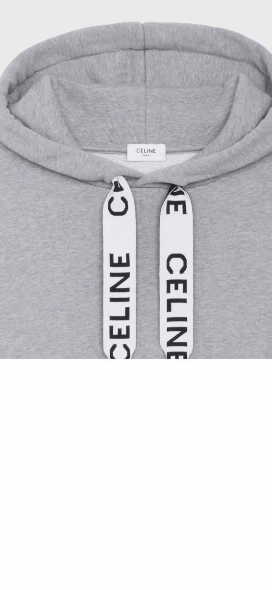 最新作 希少 完売 CELINE セリーヌ フード付き ルーズスウェットシャツ