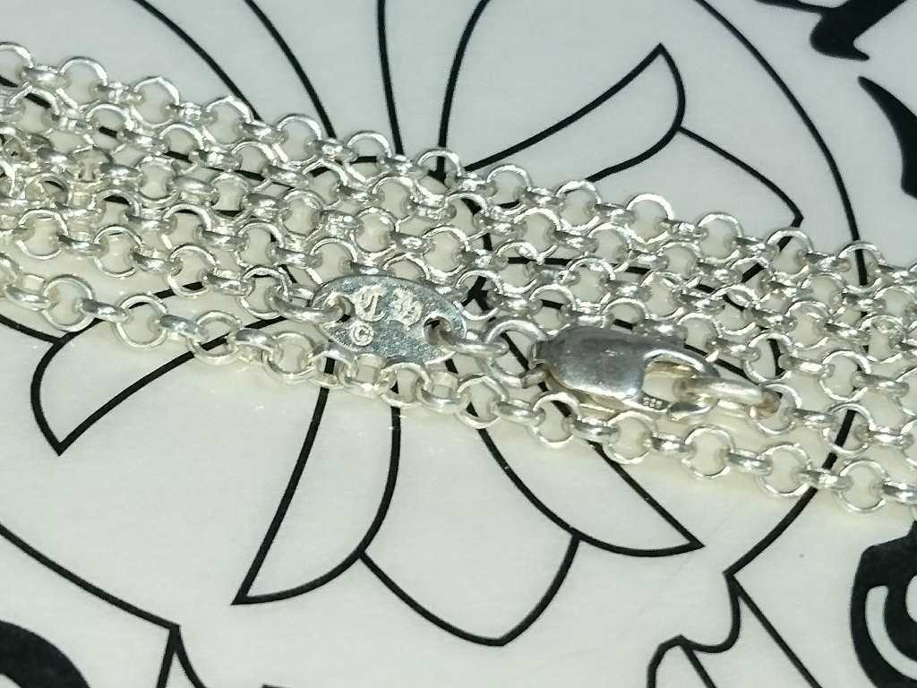 美品 CHROME HEARTS ロールチェーンネックレス 45cm クロムハーツ